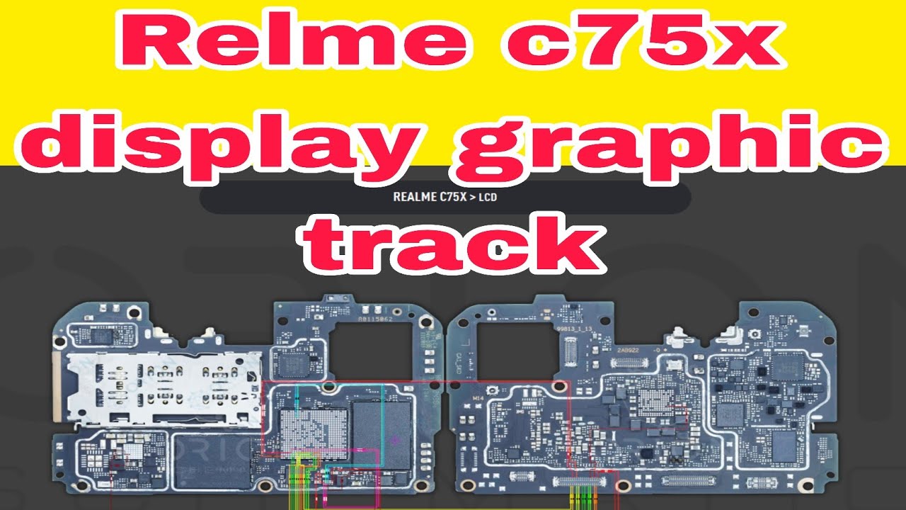 Relme c75x display graphic problem solution// display graphic all track 