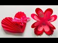 How to make Paper heart / craft / Valentine’s Day card ideas