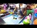 Ice Cream Rolls | The Original Thai Street Food Dessert / Fried Ice Cream instant rolled in Thailand