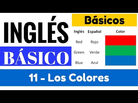 Los Colores En Inglés Y Español Pronunciación Primarios Y Básicos Curso De Inglés 11 De 15