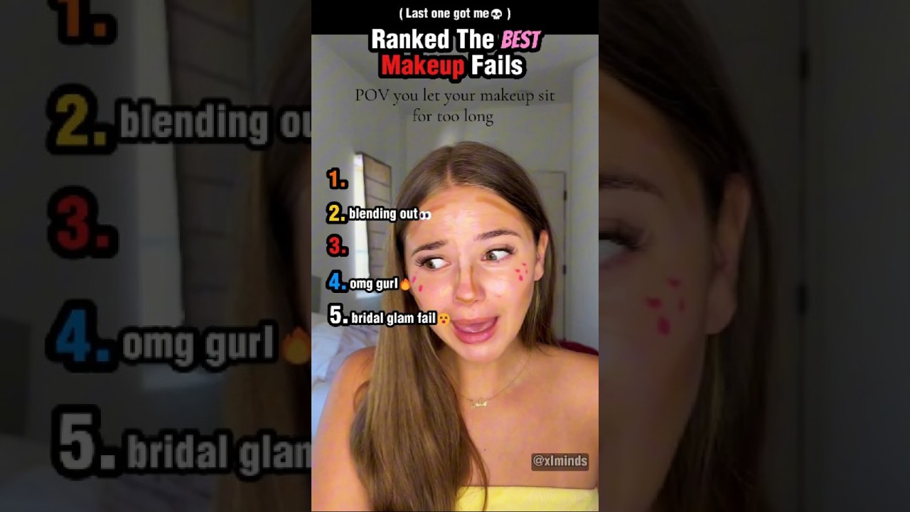 Ranked The best Makeup Fails (Part 6) 