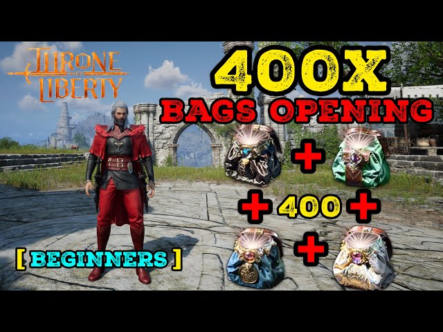 Throne And Liberty 400x Instance Contract Bags OPENING ! class=