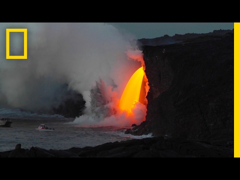 Video: Lava Odpařuje Největší Sladkovodní Jezero Na Havaji