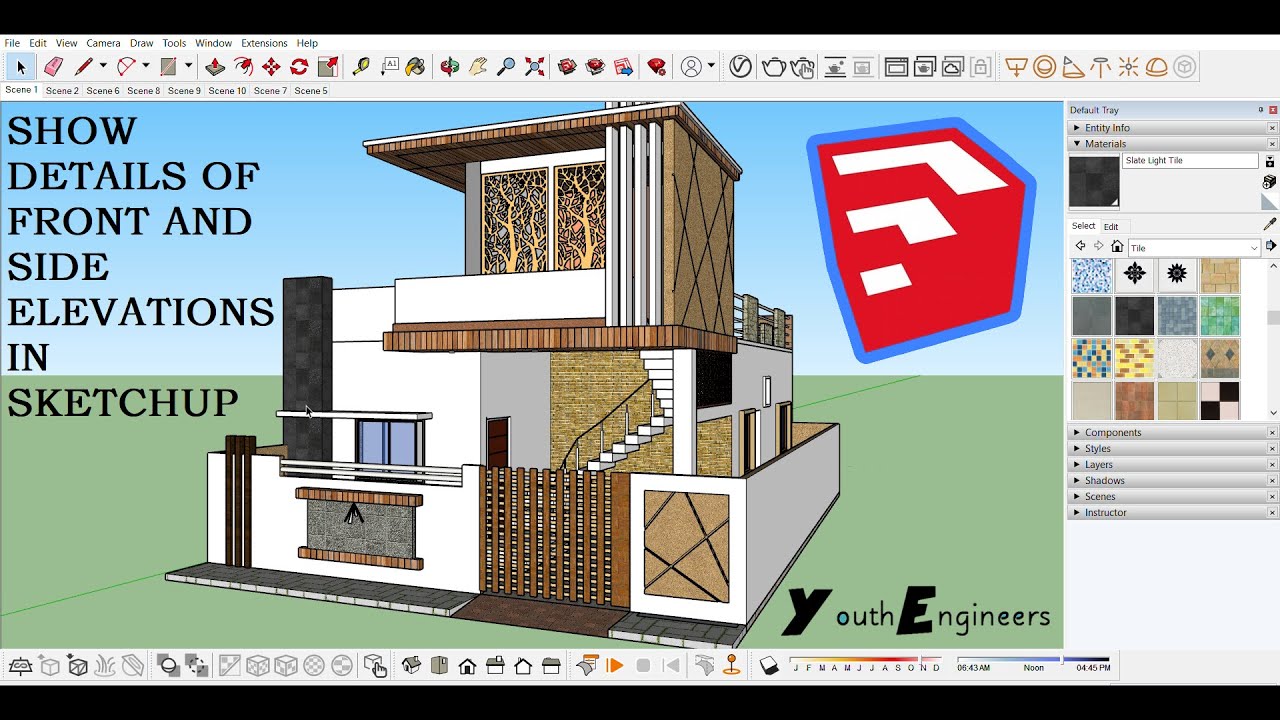 My new elevation render modeled in Sketchup, Rendered in Lumion 9 : r/ Sketchup