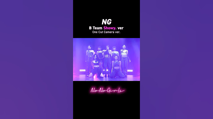 No No Girls - 5th Round"NG" Showy. ver -One Cut Camera ver.-on YouTube