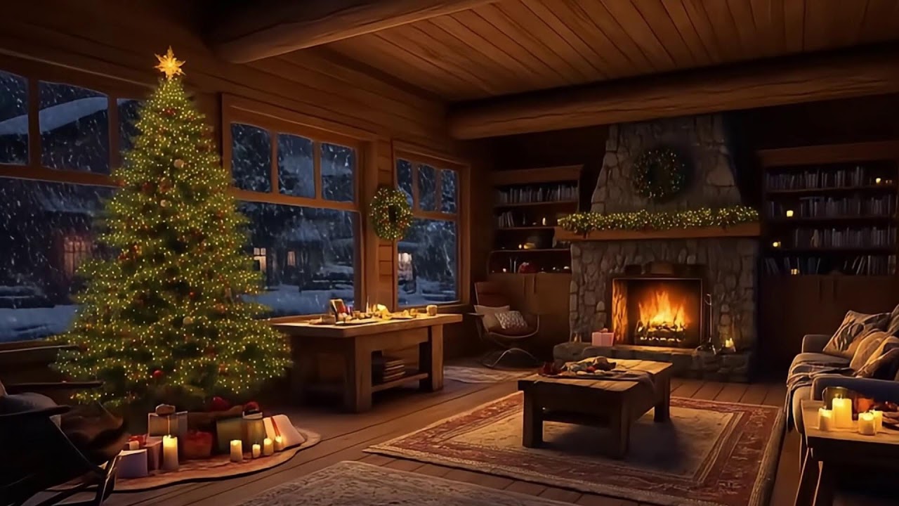 Evening Snowfall Jazz 🌨️ Deep Relaxation & Calm Melodies