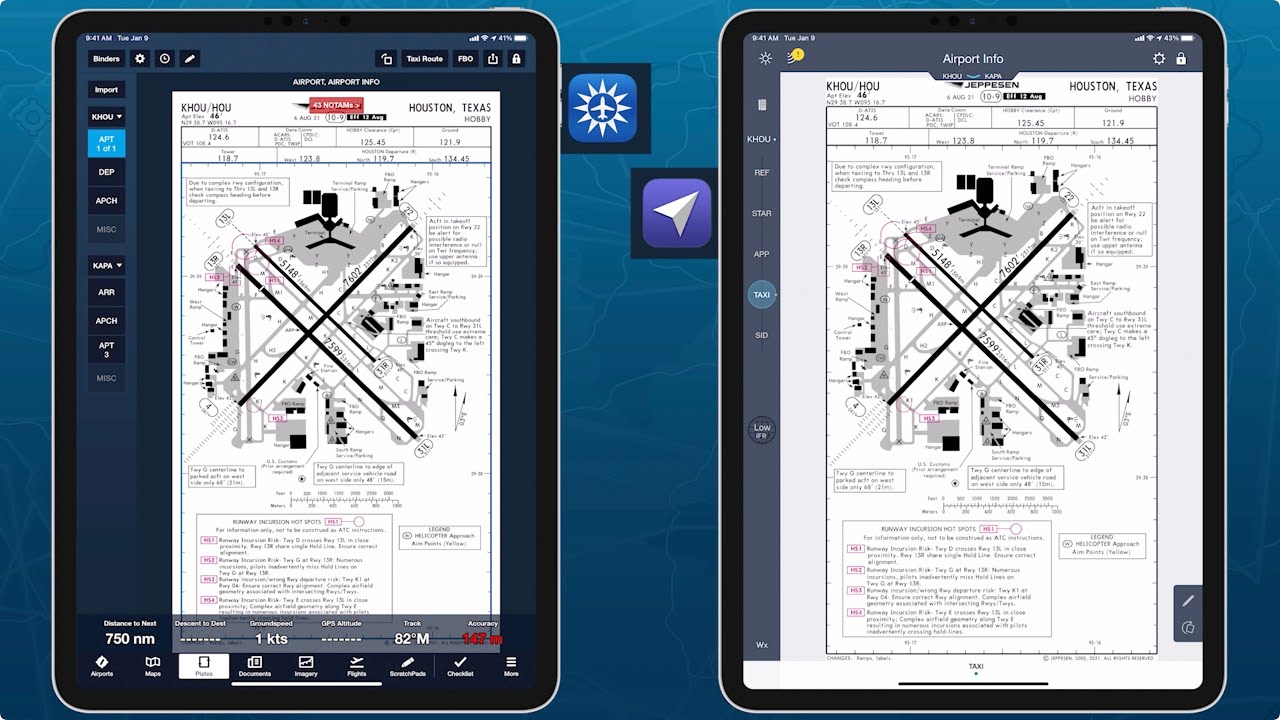 JEPPESEN 航空マニュアル FE304 ForeFlight - Jeppesen Mobile FliteDeck Transition