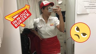 WORKING AT IN N OUT || WHAT ITS LIKE (BUSY)