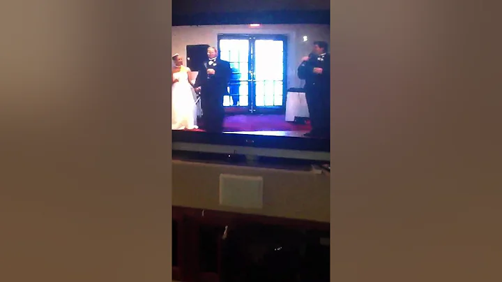 Robin and trace pt wedding speech mike