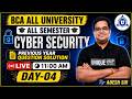 BCA Cyber Security Previous Year Questions | Important Topics 2026 day 4