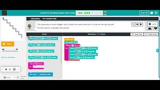 Drawing Shapes with Loops- Level 8