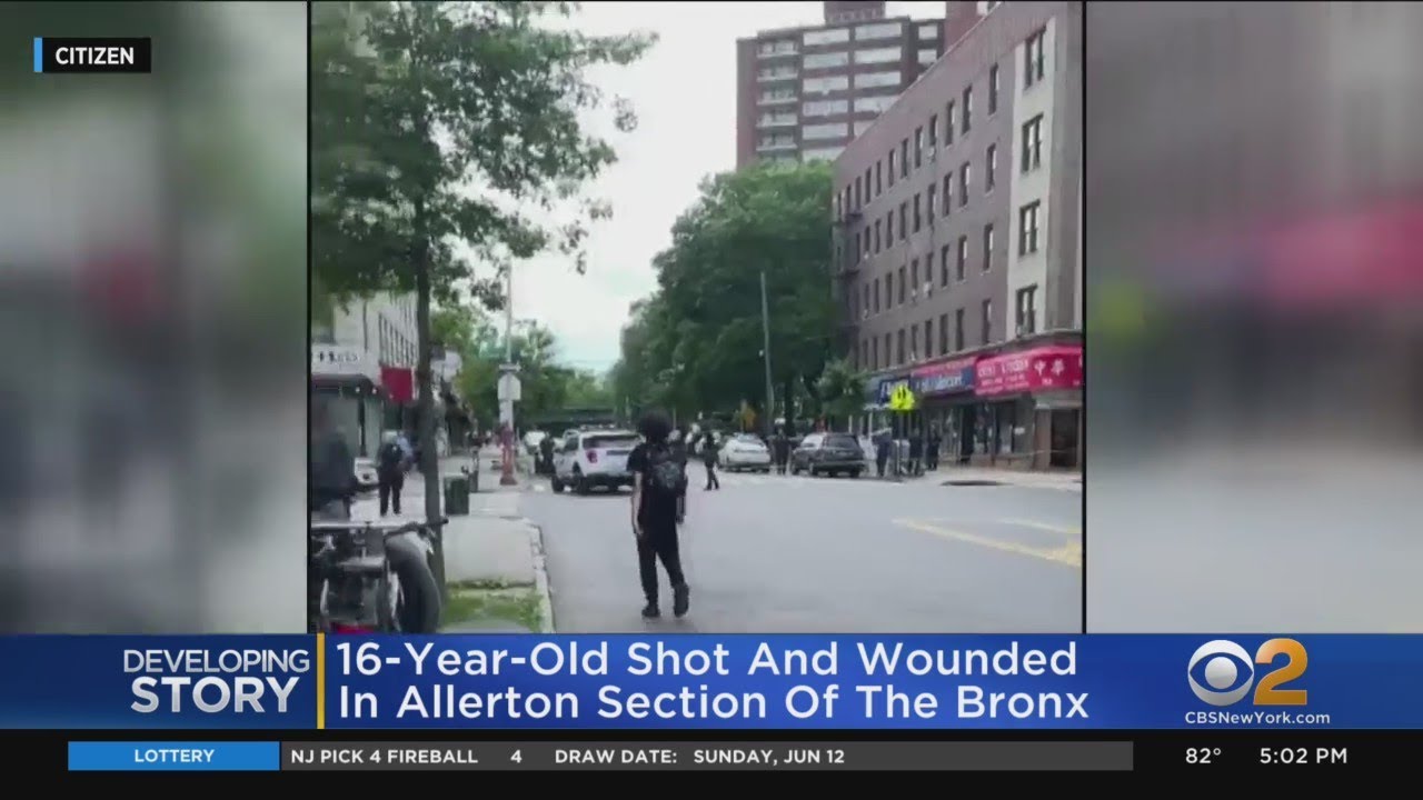 Teen shot in Allerton section of Bronx