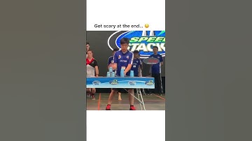 Oh no 😥 (🎥: @jinwanlee4166) #sportstacking #speedstacking #cupstacking #speedstacks #fast