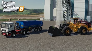 🚧 CINEMATIC SELLING GRAVEL IN THE CONSTRUCTION SITE 🚧|| TCBO MINING PROJECT V2 || FS19 MODS