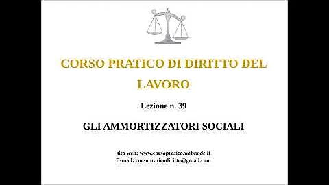 Quali sono gli ammortizzatori sociali?