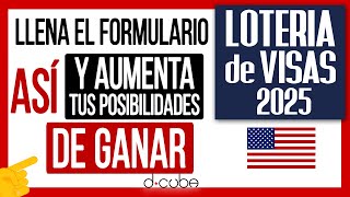 ? LOTERÍA DE VISAS 2025 ► ¿Cómo Participar en el Sorteo DV-2025