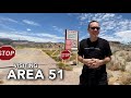 Visiting Area 51...and Chasing The Camo Dudes In The Desert   4K