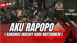 DJ BANTENGAN ‼️ AKU RAPOPO‼️PUTRO REJOSARI REMIXER BY @PANGKIRMXR 