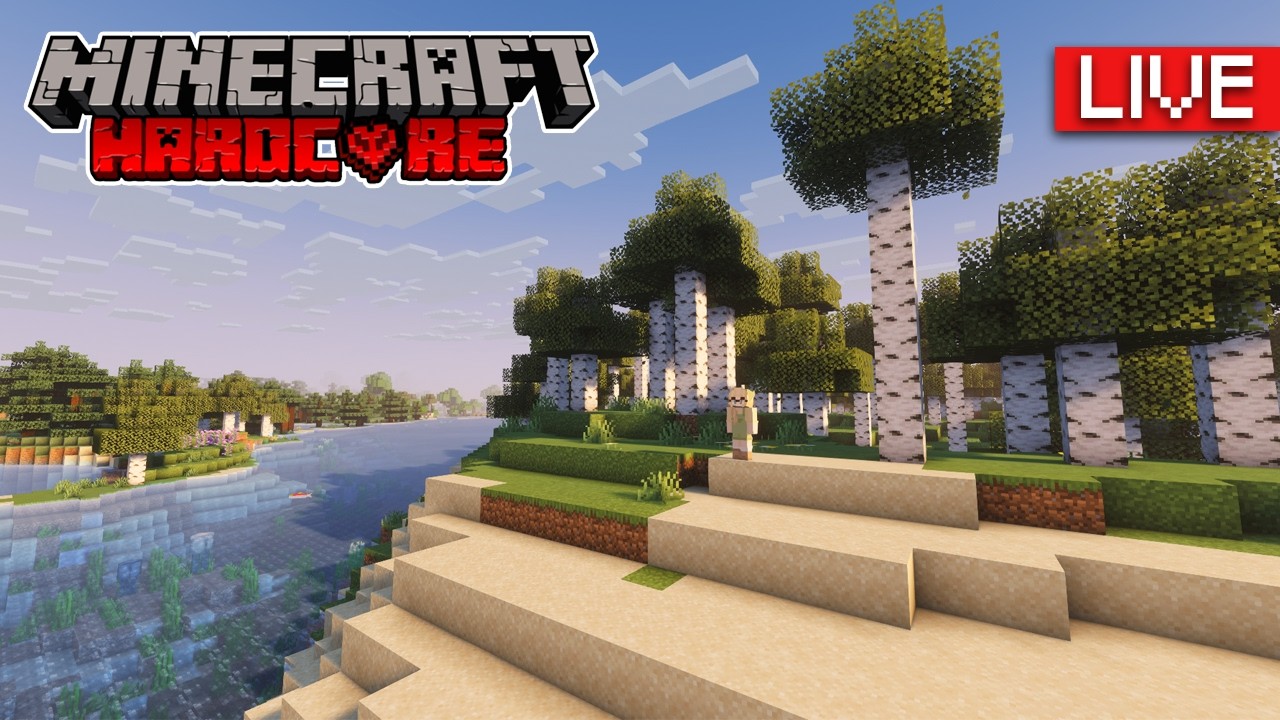 starting my first minecraft hardcore world | day 1 - YouTube