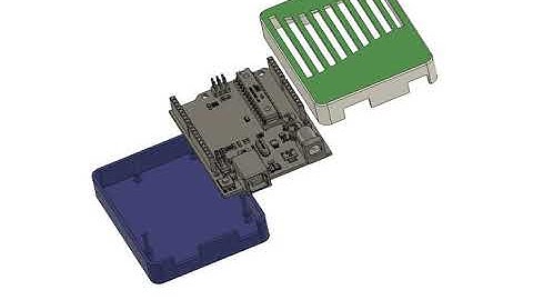 3D Arduino case designed on Fusion 360