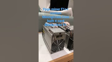 Worlds most powerful FPGA CRYPTO MINER - 4 card 24 chip custom F1++ Blackminer built by MiningCrate