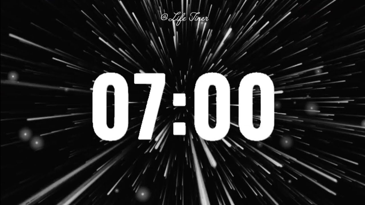 7 Minutes Countdown Timer ⏳ | Focus Timer with Ending Bell 🔔 - YouTube
