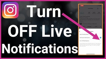 How To Turn Off Instagram Live Notifications