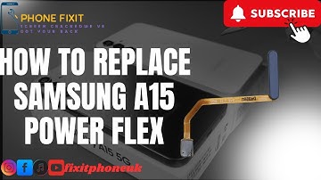 How To Replace Samsung A15 Power Button Flex ✨✨