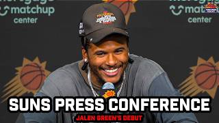 Celebrity Jalen Green on his DEBUT With The Phoenix Suns + Jordan Ott on Devin Booker & Green Net Worth
