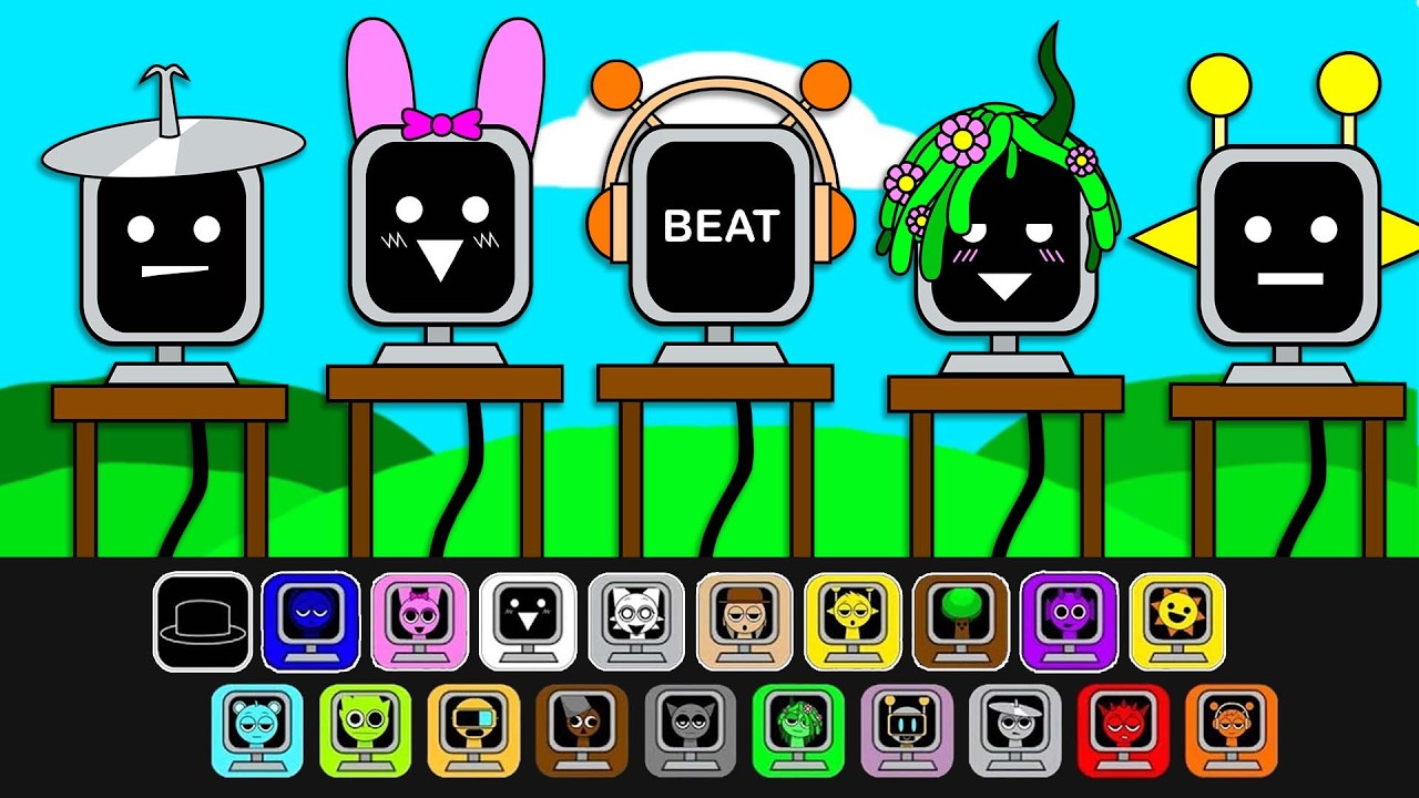 👻Paper DIY👻 Incredibox Sprunki But ONLY Mr Fun Computer Singing Together | DIY kertas buku 👻