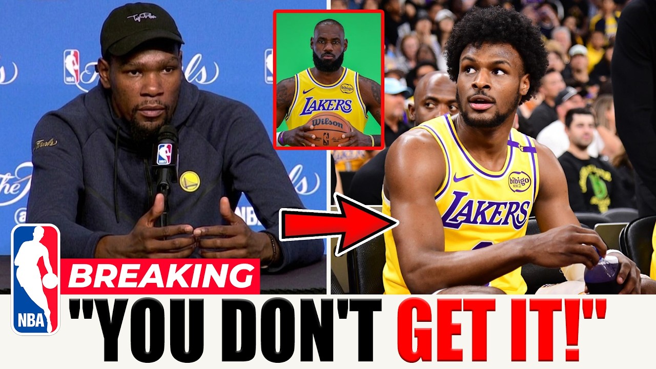 Kevin Durant Breaks Silence on Bronny James Debate as Lakers Rookie Continues to Face Intense Scrutiny 👀