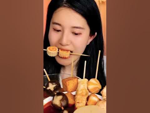 Dinner today: hot and sour noodles and roasted sweet potato skin Ep117