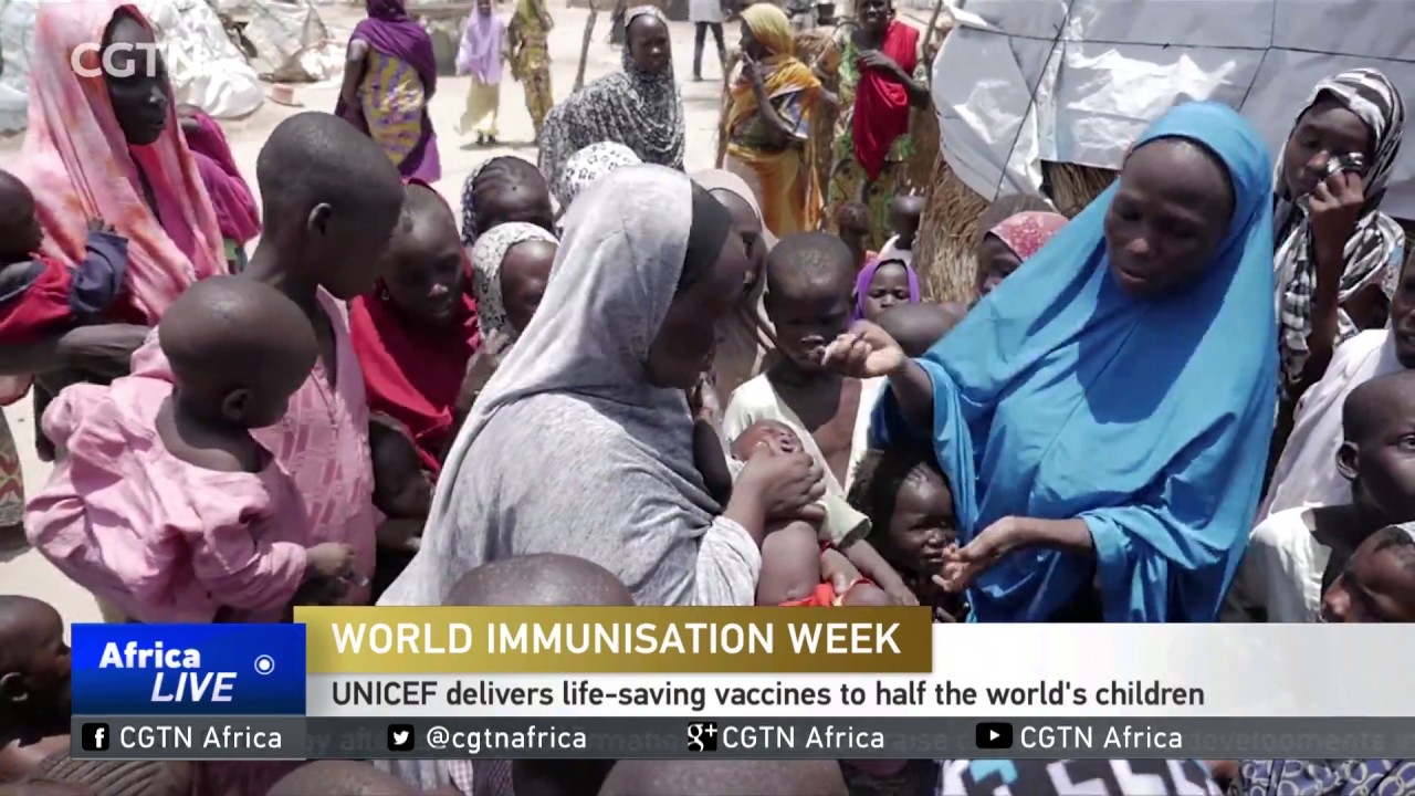 UNICEF delivers life-saving vaccines to half the world's children - YouTube