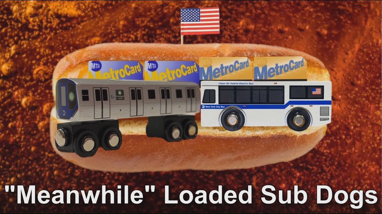 NEW Munipals MTA Subway & Bus Meanwhile Loaded Sub Dogs: Bite Onto This!