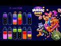 Magic sort | bottle colour game | kids games | kids video game | @multuplegames_ia 