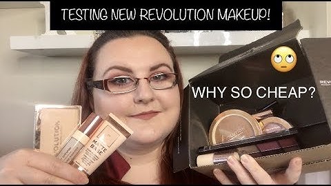 TESTING NEW REVOLUTION MAKEUP | PRIMER, FOUNDATION, CONCEALER, POWDER ETC | Katarina Cooper