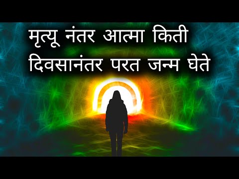 मृत्यू नंतर आत्मा किती दिवसानंतर परत जन्म घेते | मृत्यूनंतर आत्मा कुठे जातो | know about rebirth