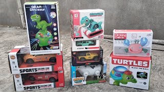 Dinosaur crab turtle Mini Tractor cow 🐄 jeep