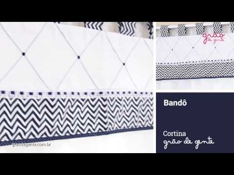 Cortina Zig Zag Marinho | Ref: 59239