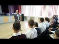 Встреча школьников со специалистом АО «Саянскхимпласт» Игорем Осипенко