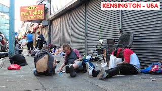 America Richest Country Cannot end Addiction and Homelessness? - Kensington Ave Philadelphia