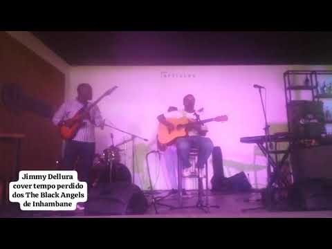 Cover tempo perdido dos The Black Angels de Inhambane Jimmy Dellura na viola e voz ao jam session