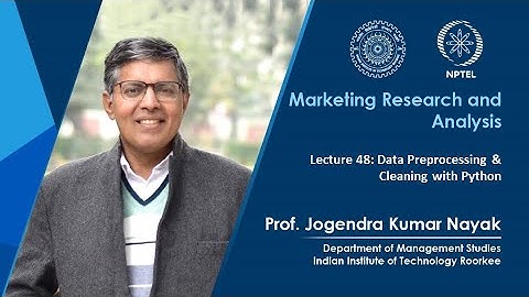 Lecture 48: Data Preprocessing & Cleaning with Python