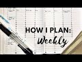 How I Plan: Weekly (Jibun Techo Biz Mini)