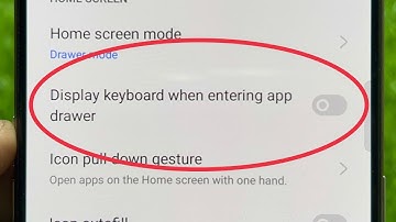 Turn ON/OFF Display keyboard when entering app drawer Settings in Realme Oppo Phones