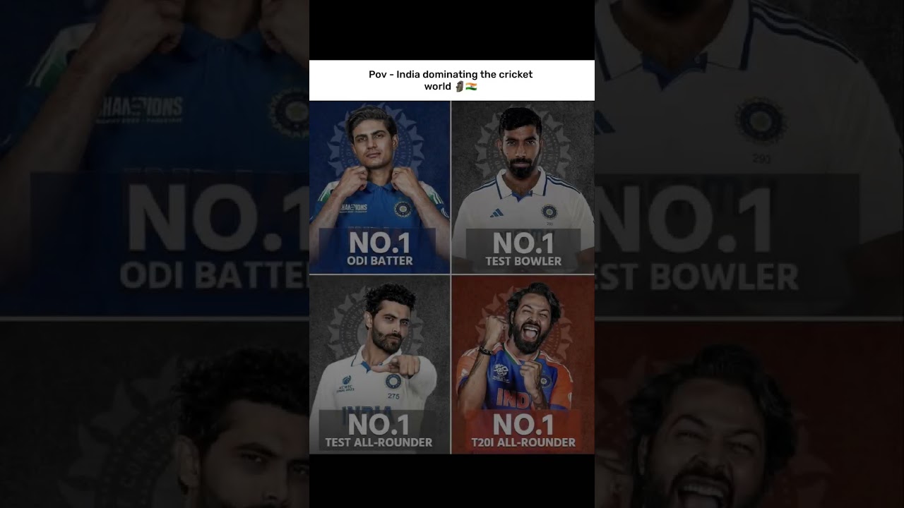 the Indian team dominate the world 🌎☠️