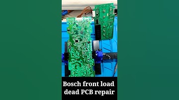 Bosch front load dead PCB repair full video on our channel