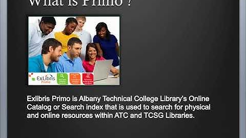 Exlibris Primo Introduction