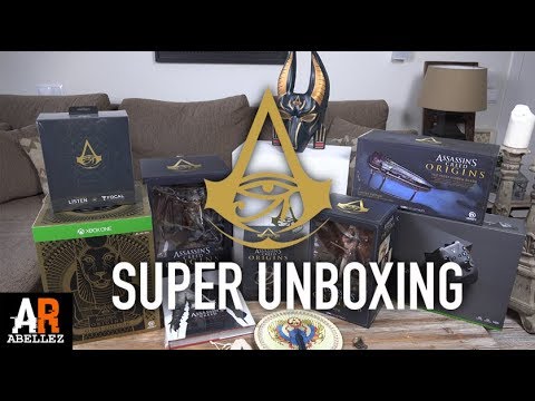 SUPER UNBOXING ASSASSIN´S CREED ORIGINS + XBOX ONE X