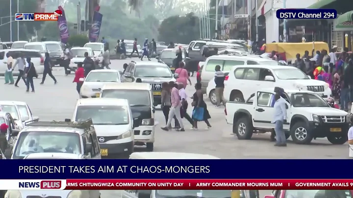 President Takes Aim At Chaos-Mongers